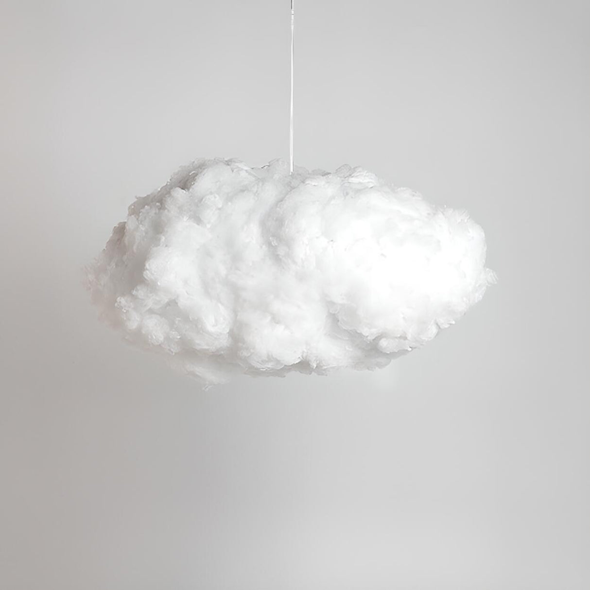 Organic Whimsical White Cloud Shape Chandelier Image - 8