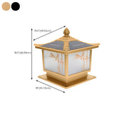 Oriental Bronze Solar Pagoda Bamboo Decor Garden Lamp Image - 17