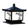 Oriental Bronze Solar Pagoda Bamboo Decor Garden Lamp Image - 2