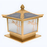 Oriental Bronze Solar Pagoda Bamboo Decor Garden Lamp Image - 3