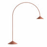 Outdoor Arc Wide Cone Metal Modern Floor Lamp Image - 3