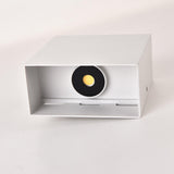 Outdoor Black Cube Up Down Lighting LED Wall Sconce Image - 13