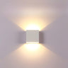 Outdoor Black Cube Up Down Lighting LED Wall Sconce Image - 2