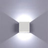 Outdoor Black Cube Up Down Lighting LED Wall Sconce Image - 5