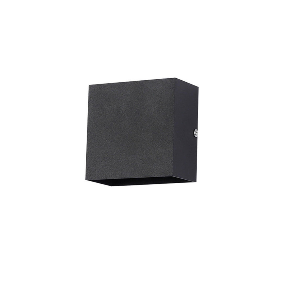 Outdoor Black Cube Up Down Lighting LED Wall Sconce Image - 9