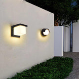 Outdoor Black Square Waterproof LED Wall Sconce Image - 1