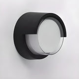 Outdoor Black Square Waterproof LED Wall Sconce Image - 18