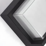 Outdoor Black Square Waterproof LED Wall Sconce Image - 20