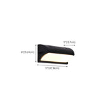 Outdoor Black Square Waterproof LED Wall Sconce Image - 27