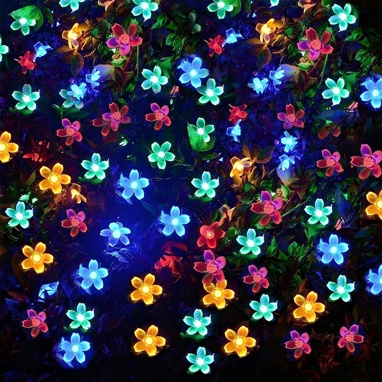 Outdoor Cherry Blossom LED Christmas String Lights Image - 10