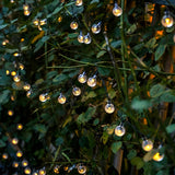 Outdoor Christmas Solar-Powered Orb LED String Lights Image - 6