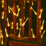 Outdoor Clear Teardrop Christmas LED String Lights Image - 1