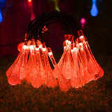 Outdoor Clear Teardrop Christmas LED String Lights Image - 17