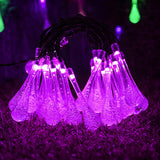 Outdoor Clear Teardrop Christmas LED String Lights Image - 3