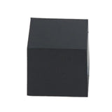 Outdoor Contemporary Black Geometric LED Wall Sconce Image - 8