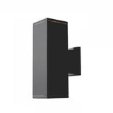 Outdoor Modern Black Square Up Down Wall Sconce Image - 9