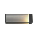 Outdoor Ribbed Glass Vertical Waterproof Wall Light Image - 12