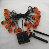 Outdoor Solar LED Halloween Pumpkin String Lights Image - 4