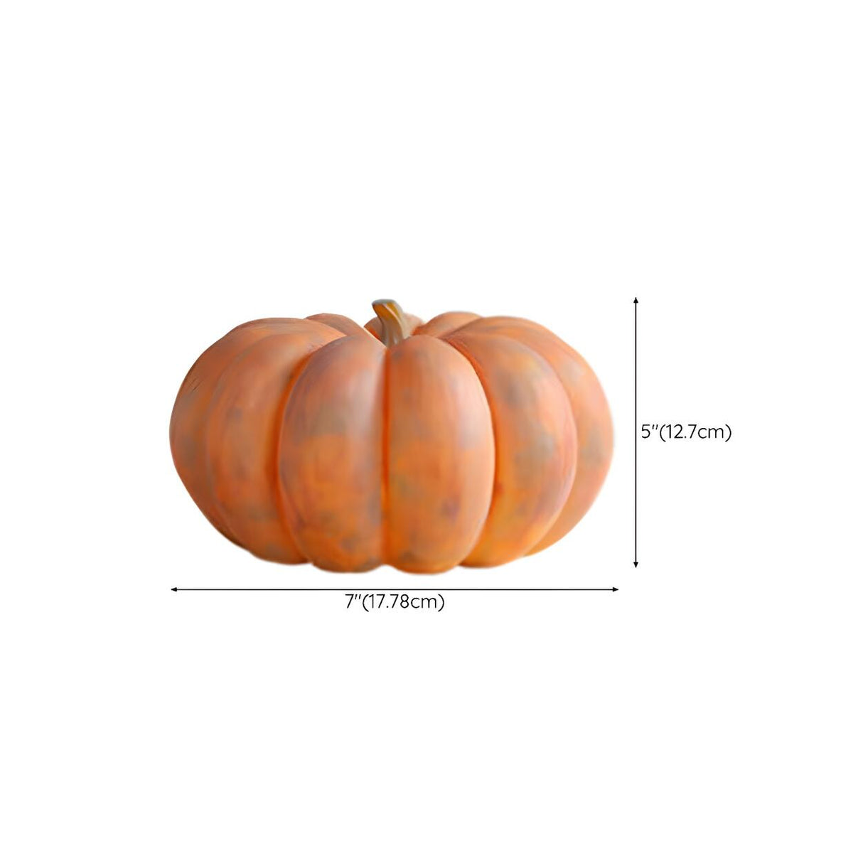 Outdoor Solar Powered Pumpkin Resin Table Light 