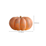 Outdoor Solar Powered Pumpkin Resin Table Light #size