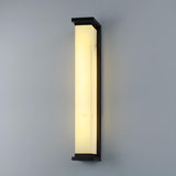 Outdoor Waterproof Black Rectangular Wall Light Image - 10