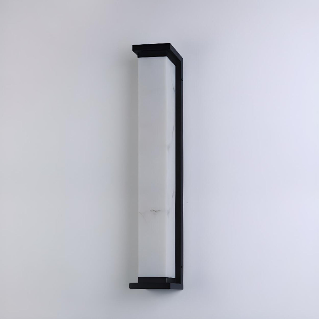 Outdoor Waterproof Black Rectangular Wall Light Image - 6