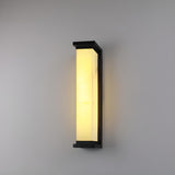 Outdoor Waterproof Black Rectangular Wall Light Image - 7