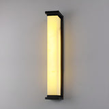 Outdoor Waterproof Black Rectangular Wall Light Image - 9