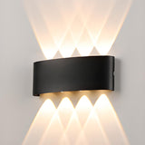 Outdoor Waterproof Black Up Down Lighting Wall Sconce Image - 14