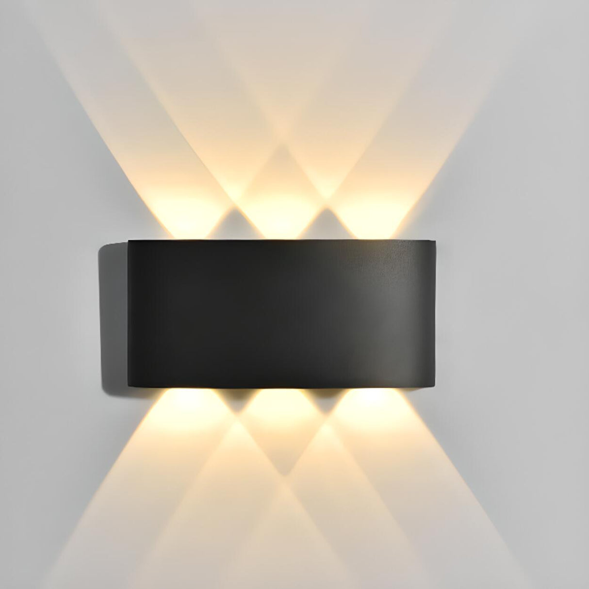 Outdoor Waterproof Black Up Down Lighting Wall Sconce Image - 19