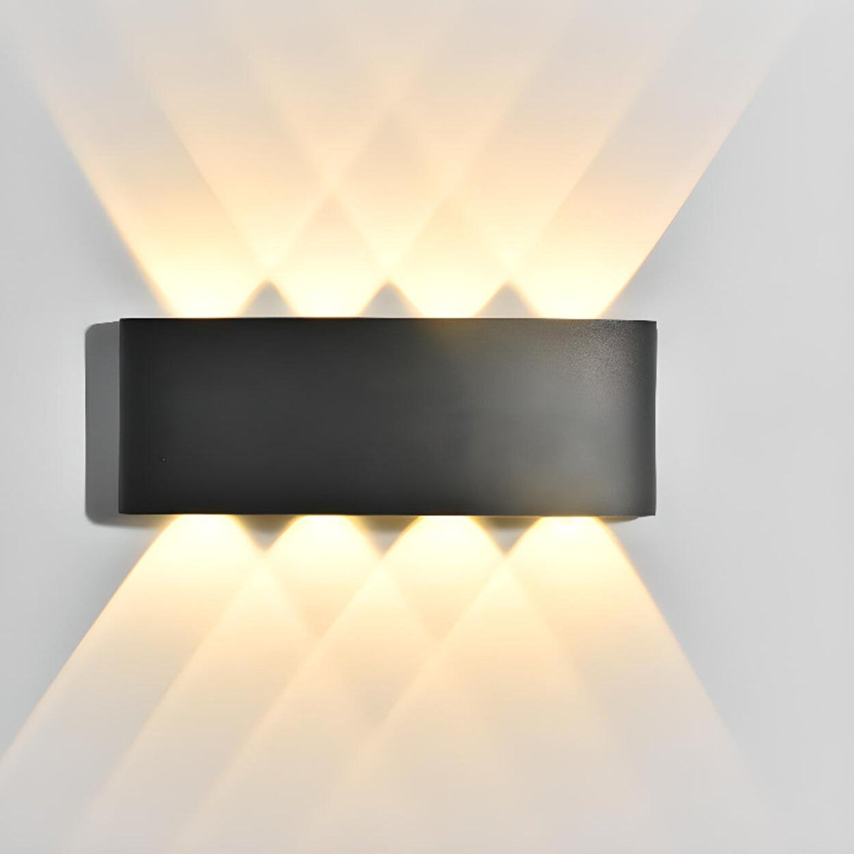 Outdoor Waterproof Black Up Down Lighting Wall Sconce Image - 21