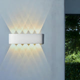 Outdoor Waterproof Black Up Down Lighting Wall Sconce Image - 4