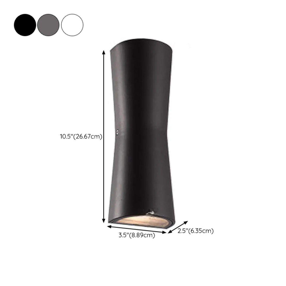 Outdoor Waterproof Cylinder Up Down LED Wall Sconce 