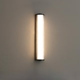 Outdoor Waterproof Ribbed Gold Vertical Wall Sconce Image - 13