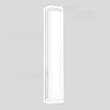 Outdoor Waterproof Ribbed Gold Vertical Wall Sconce Image - 16