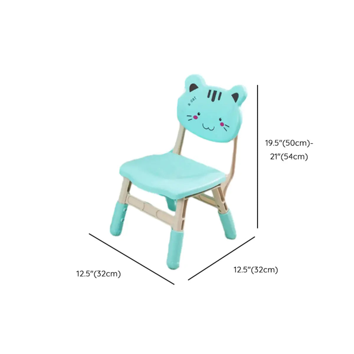 Paintable Square Adjustable Toddler Table Chair Set Image - 14