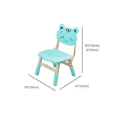 Paintable Square Adjustable Toddler Table Chair Set Image - 14