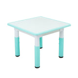 Paintable Square Adjustable Toddler Table Chair Set Image - 7