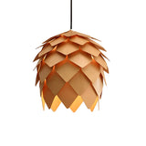 Pinecone Wooden Adjustable Chandelier Pendant Light Image - 6