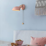 Pink Adjustable Wall Lamp with Pull Chain Switch Image - 1