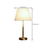 Plain Modern Minimalist Style Metal White Table Lamp Image - 14