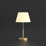 Plain Modern Minimalist Style Metal White Table Lamp Image - 7