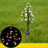 Plastic Flower Lampshade LED Lawn Landscape Lighting Image - 15