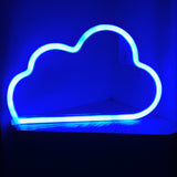 Plastic White Cloud USB Plug Night Light Rechargeable Image - 1