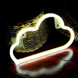 Plastic White Cloud USB Plug Night Light Rechargeable Image - 7