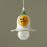 Playful Children Room Cartoon White Ghost Pendant Light Image - 11