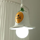 Playful Children Room Cartoon White Ghost Pendant Light Image - 6