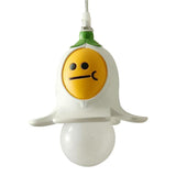 Playful Children Room Cartoon White Ghost Pendant Light Image - 7