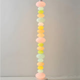 Playful Colorful Stacked Candy Stone Floor Lamp Image - 8