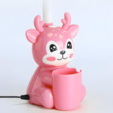 Plug-in Cute Fawn Retractable Children’s Table Lamp Image - 10